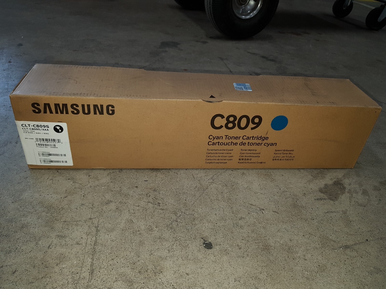 Genuine Samsung CLTC809S Cyan Toner Cartridge CLX-9201 9251 9301 Series BNIB