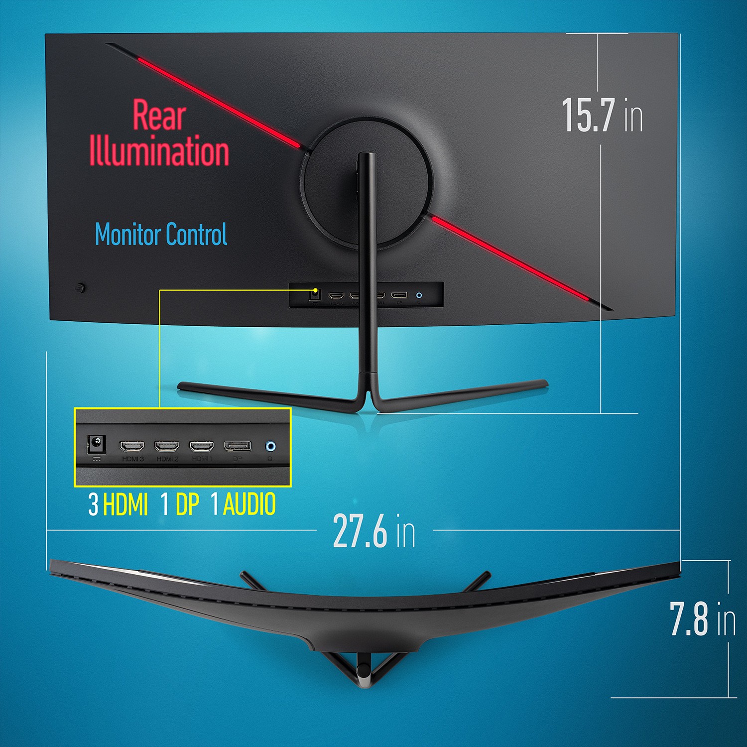 Deco Gear 30″ Curved Monitor, 200 Hz, 1ms MPRT, 2560×1080, for Professionals and