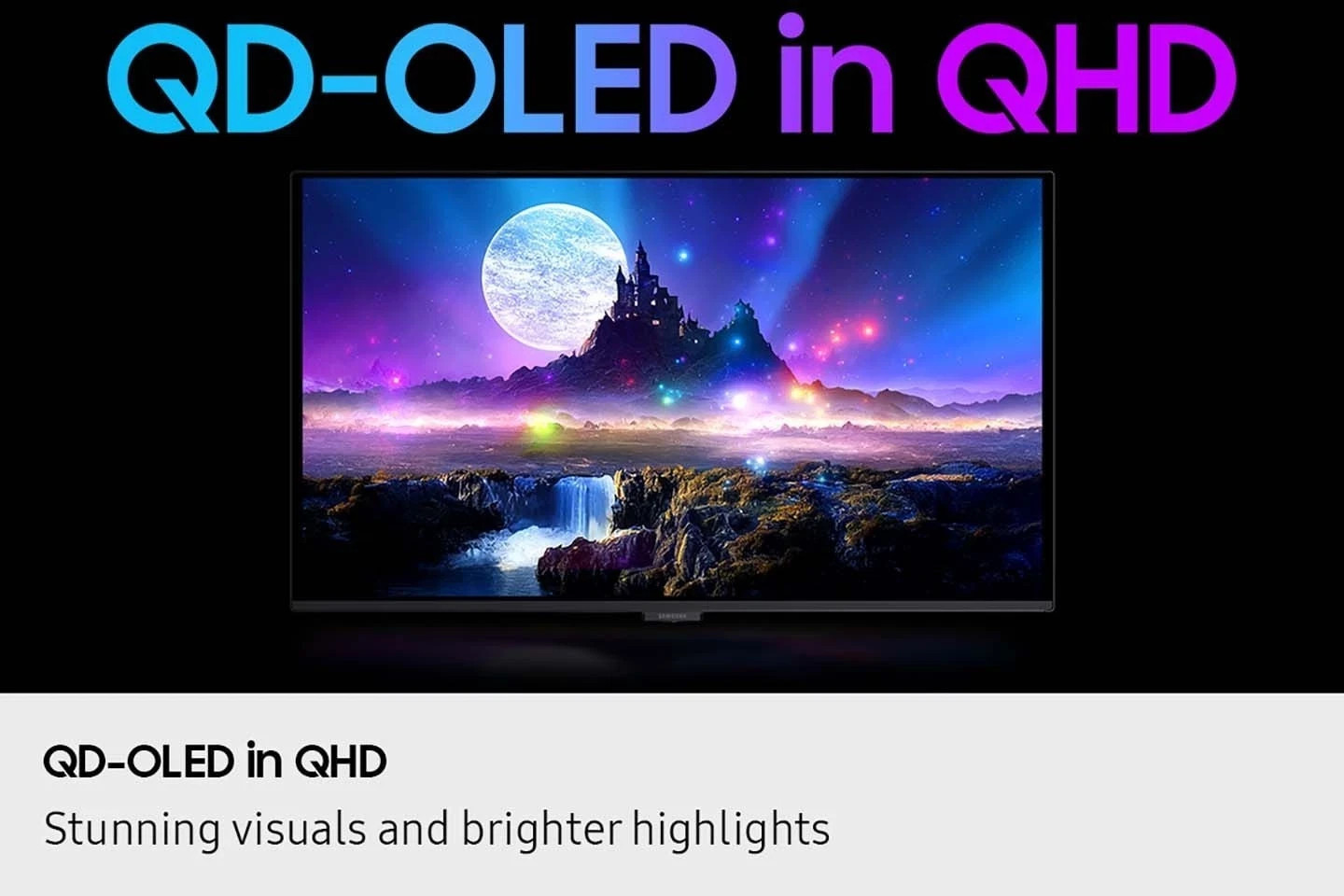 Samsung Odyssey G50SF 27″ QHD OLED HDR10 144Hz .03ms Gaming Monitor