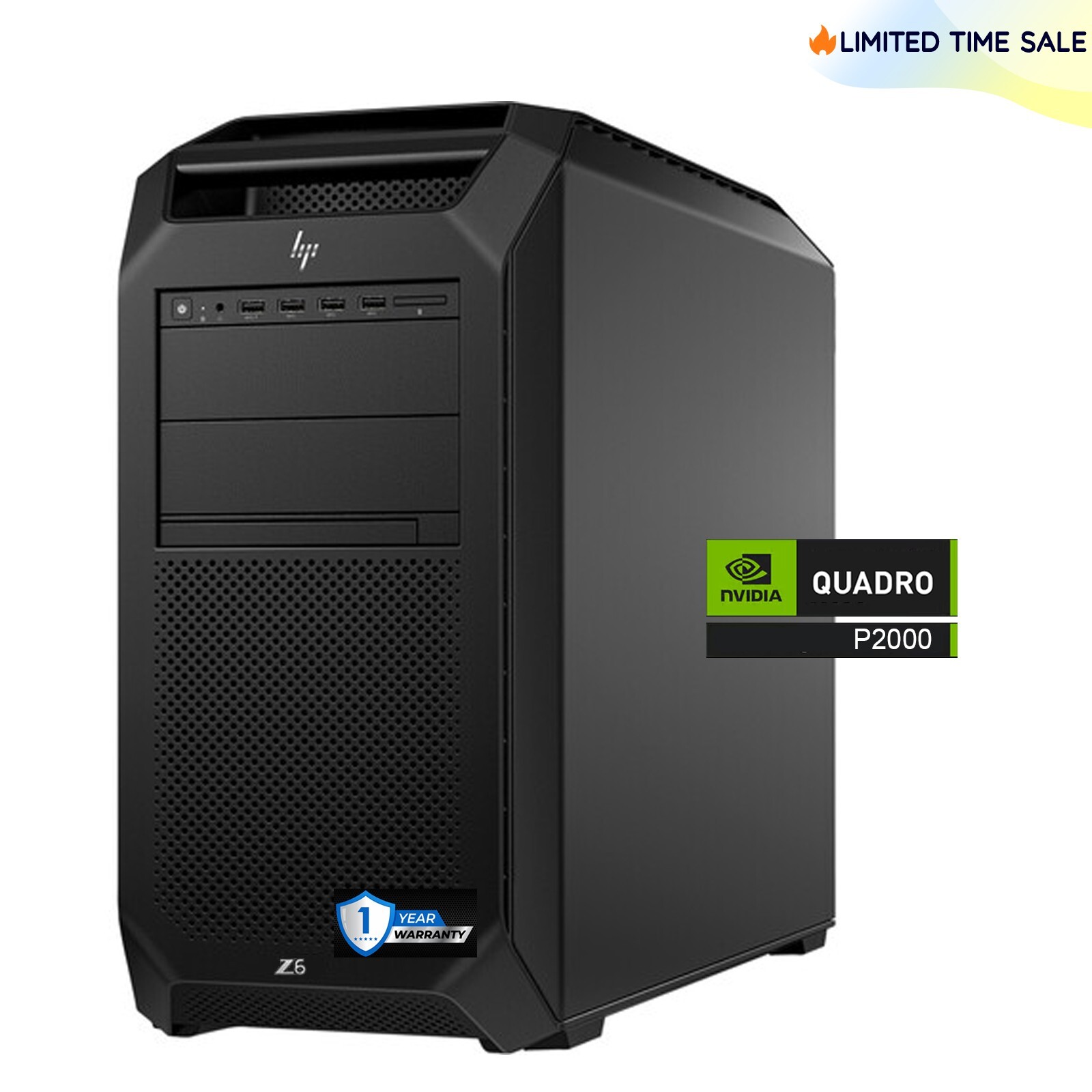 HP Z6 G4 Workstation 3.60GHz Up to 256GB RAM 2TB SSD NVIDIA GeForce RTX Win 11