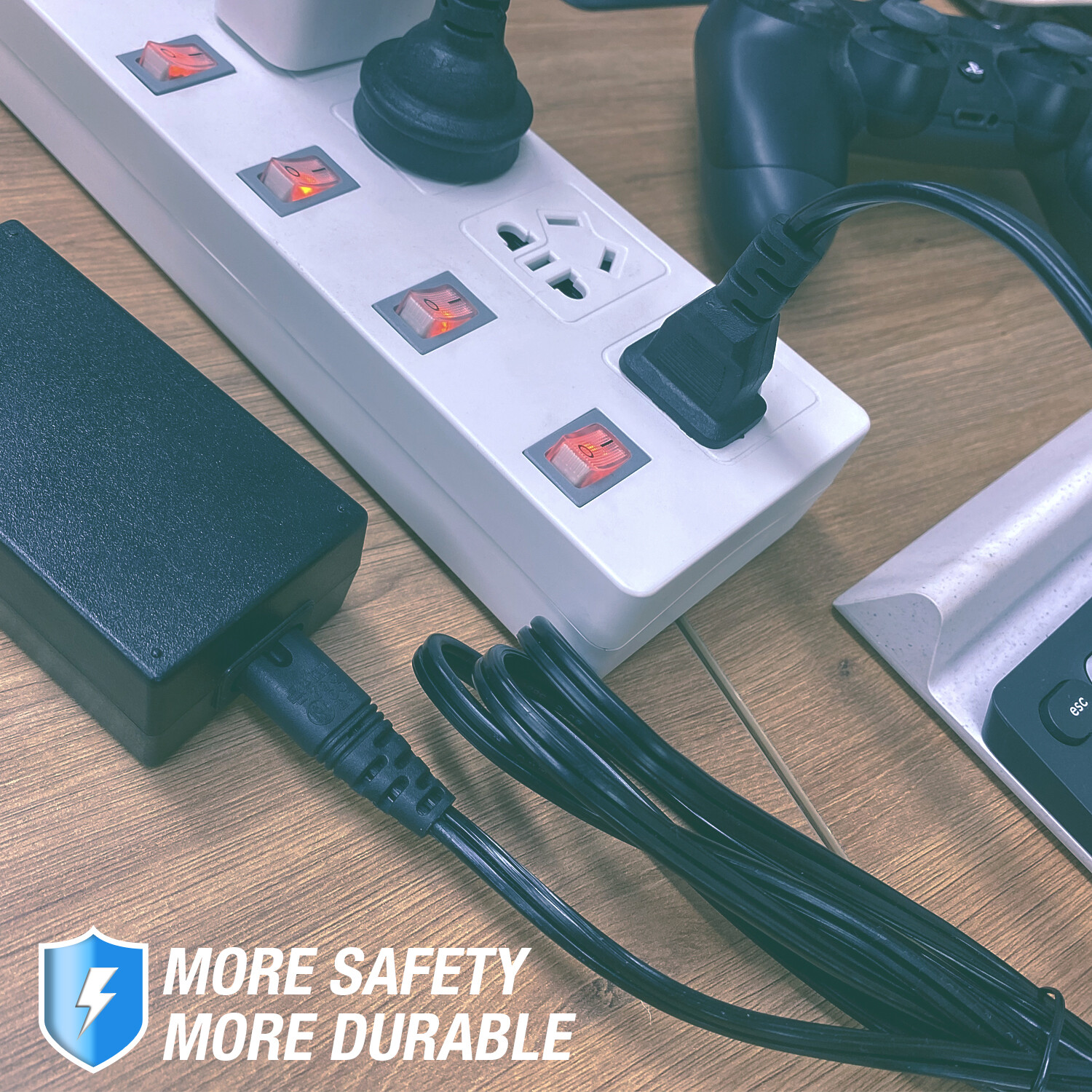 Lot 30 US 2 Prong 2Pin Power Cord Cable Charge Adapter for PC Laptop Dell IBM HP