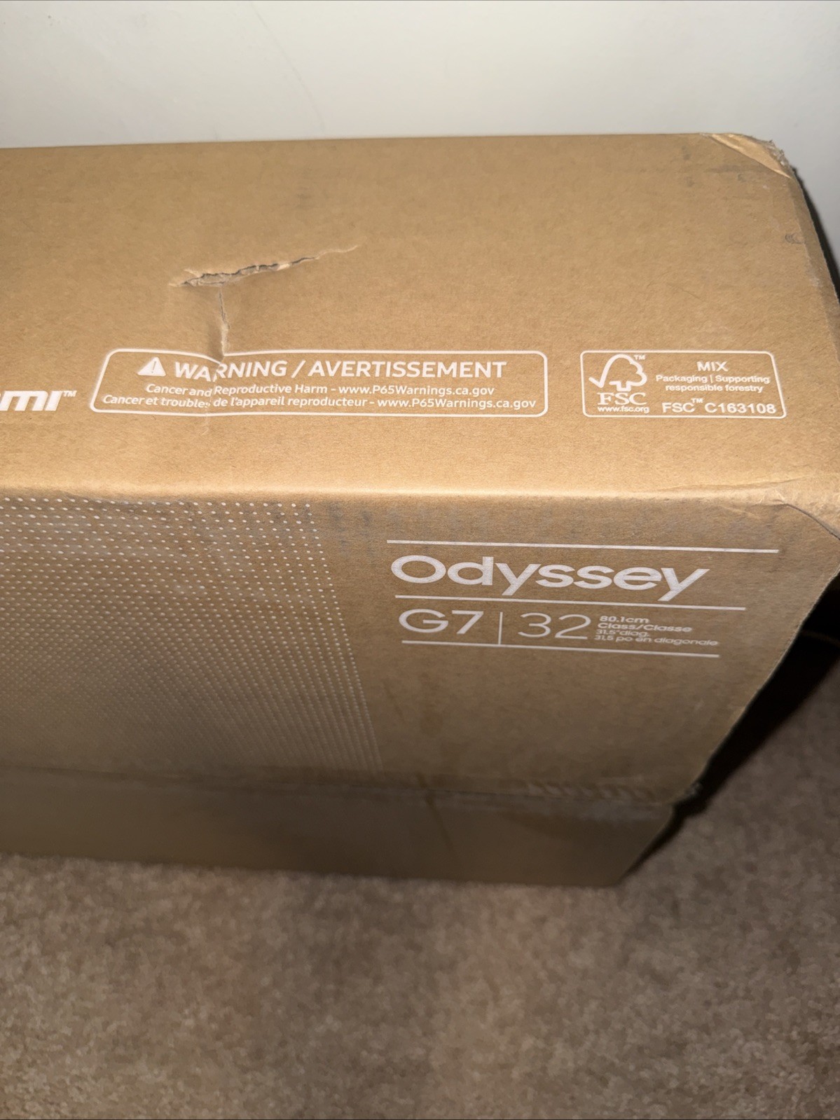 Samsung 32” Odyssey G7 (G70D) 4K UHD IPS 144Hz 1ms(GtG) Smart Gaming Monitor New