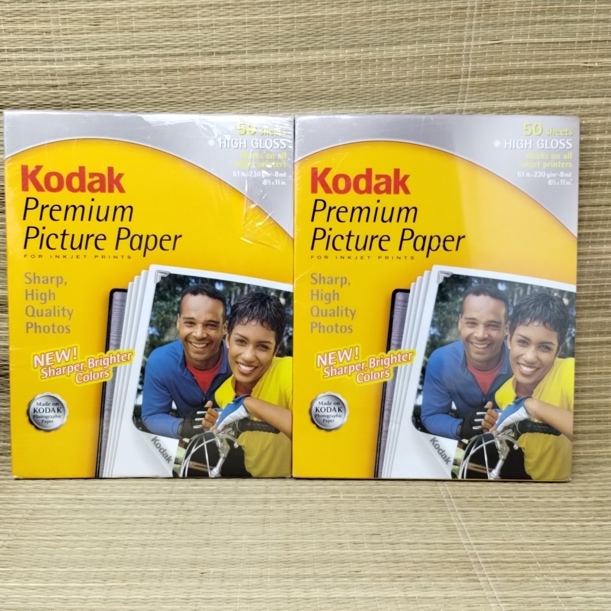 Kodak Premium Picture Paper Inkjet 8 1/2 x 11 (2 packs of 50 sheets) New