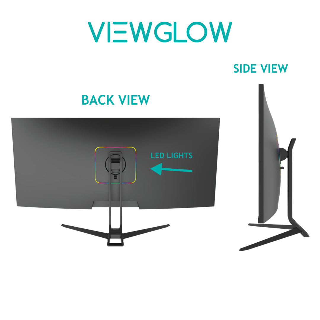 34″ GAMING MONITOR 3440X1440 LED WQHD 1MS 100HZ 21:9 ULTRAWIDE IMMERSIVE