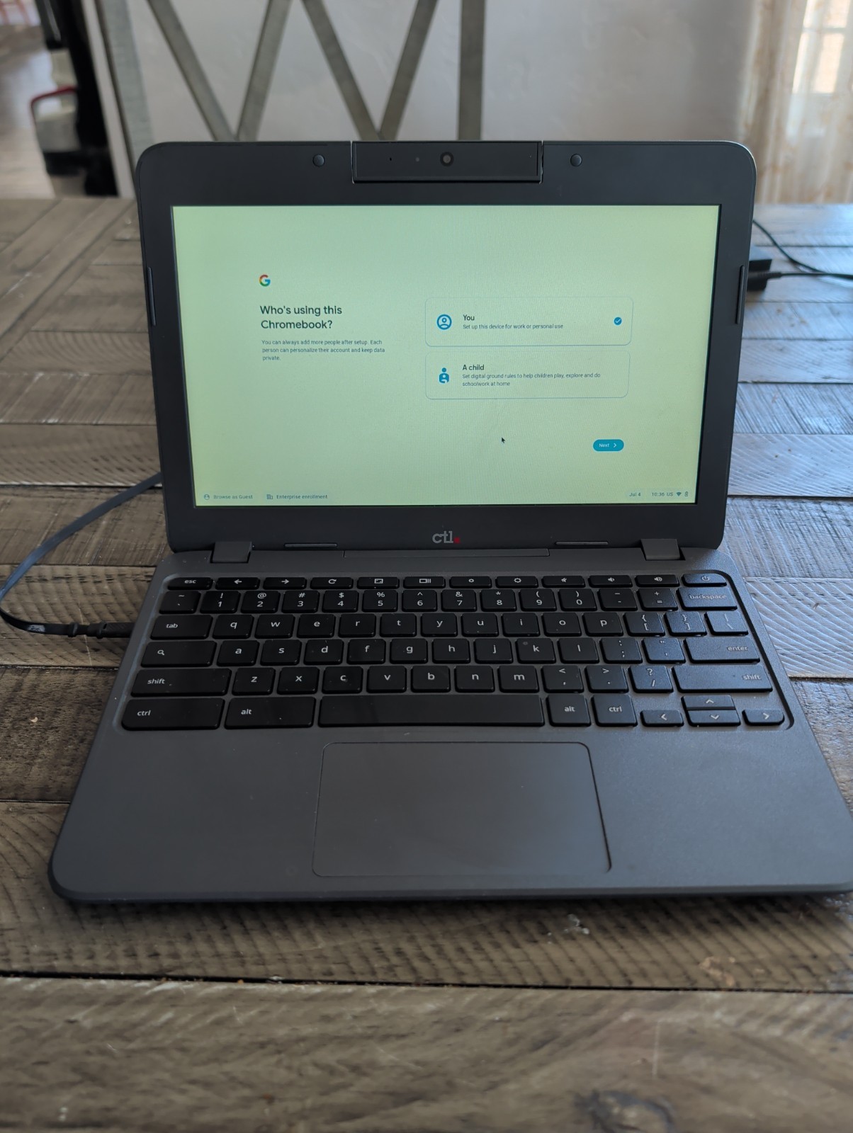 CTL Chromebook 11″ NL71 Good Condition, Deprovisioned. Ready To Go. No Charger