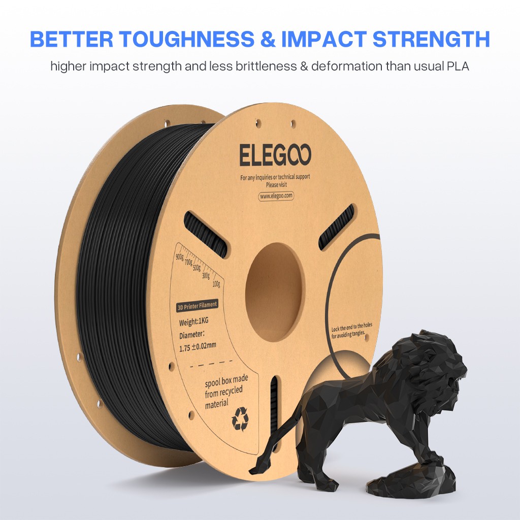 🔥Hot Deal Buy 6 Get 10!🛒 ELEGOO PLA/PLA+/ASA 3D Printer Filament 1.75mm ✨