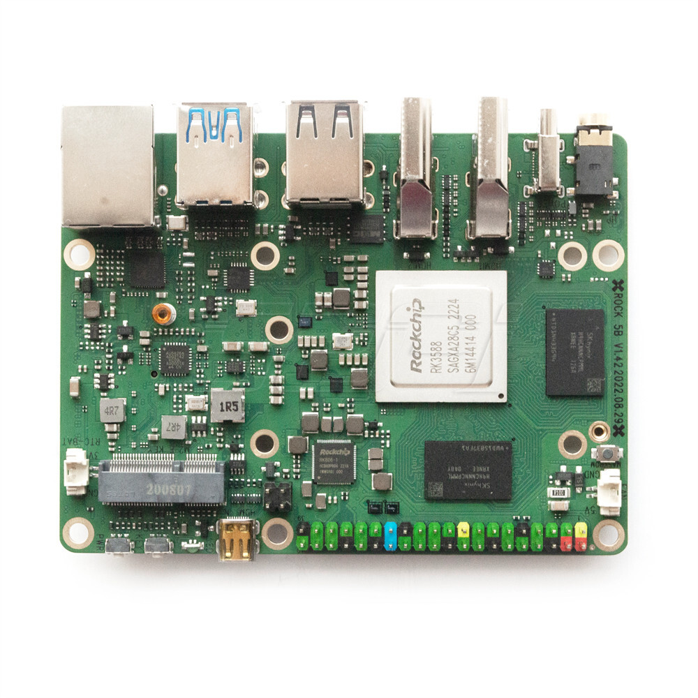 ROCK 5 Model B 8GB Single Board Computer Rockchip RK3588 Arm Cortex-A76 + Cortex