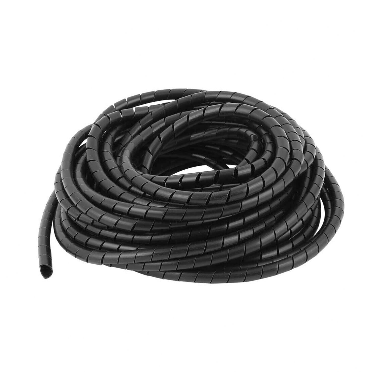 20Ft 1/2 Inch Spiral Cable Wrap Wire Cord Covers Sleeve Hose for Computer