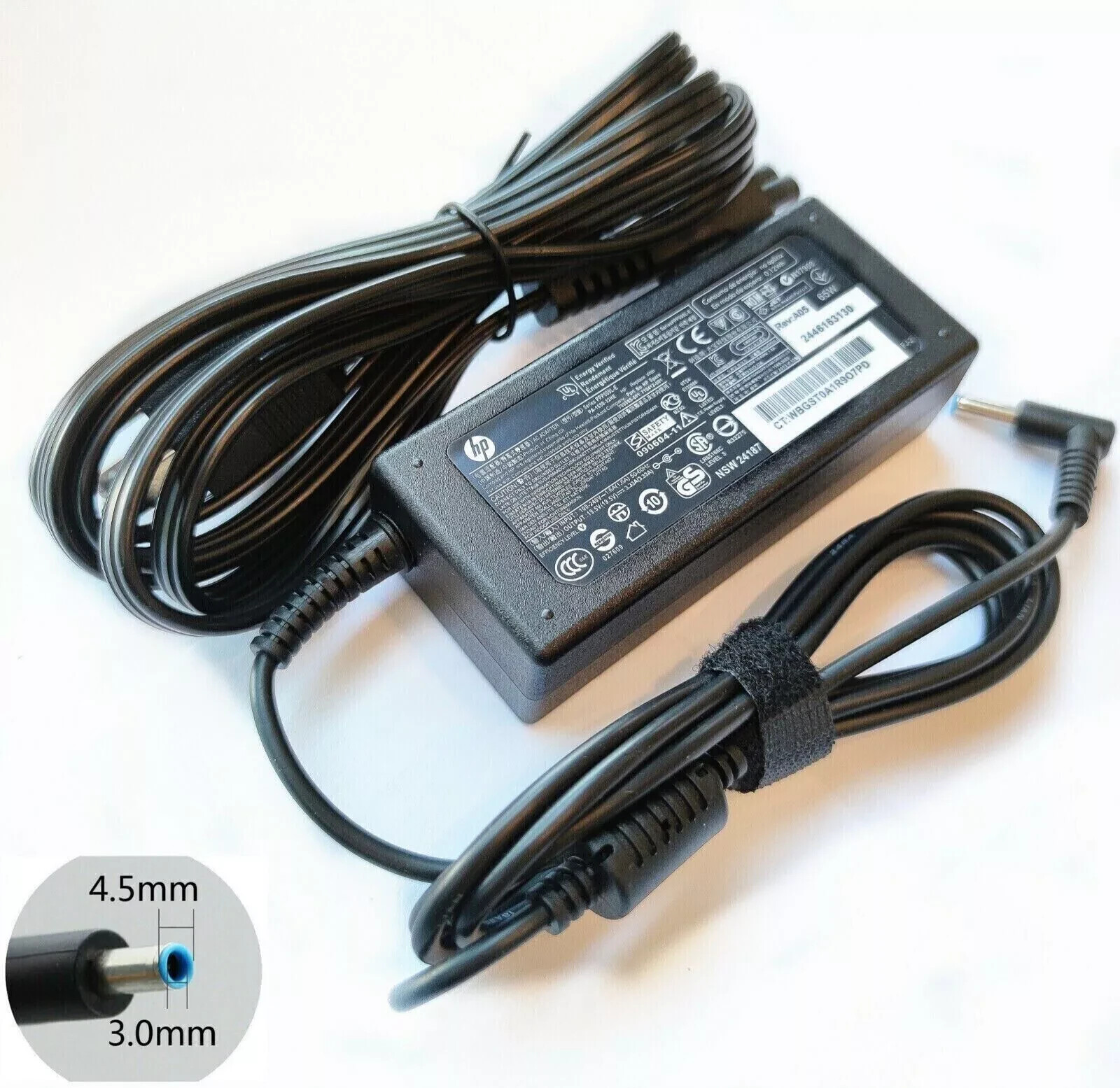 New Genuine 65W 19.5V Laptop Charger AC Adapter for HP Pavilion 14, 15 Series