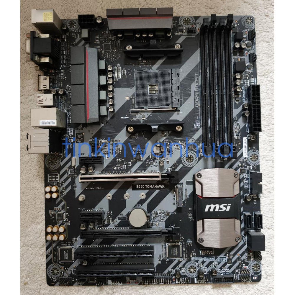 For MSI B350 TOMAHAWK Socket AM4 DDR4 1×M.2 4×SATA III Motherboard