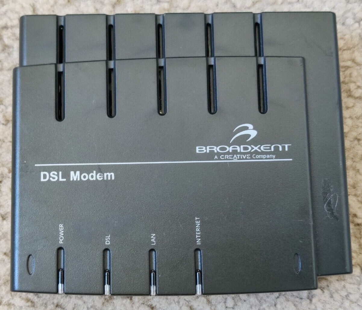 BroadXENT 8012-V1 BritePort 8012-V1 245-08012-10-00 Black Ethernet DSL Modem
