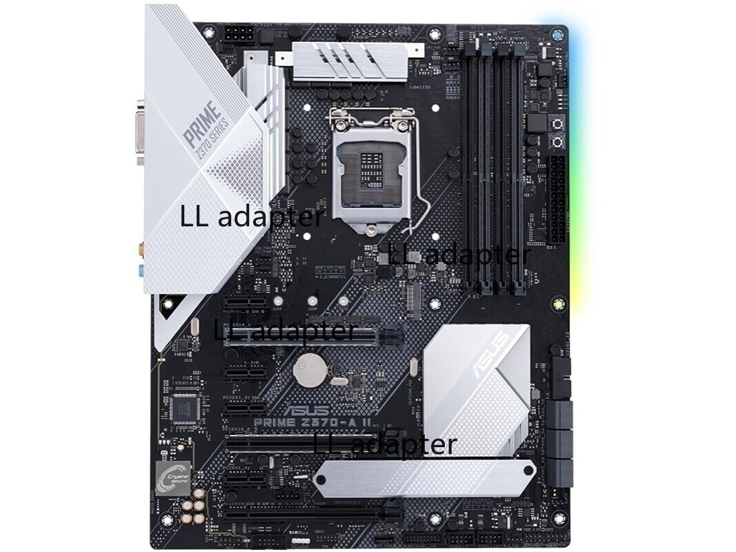 Fit ASUS PRIME Z370-A II motherboard LGA1151 DDR4 64G DP+HDMI+DVI ATX Tested ok
