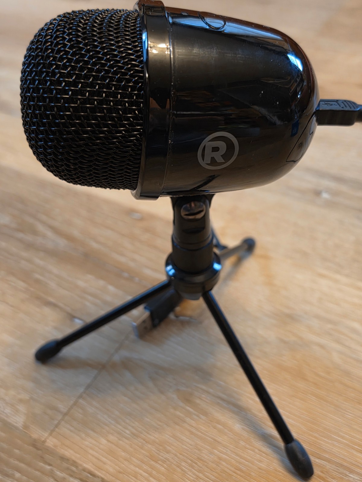 Radio Shack 3301580 Black Desktop Computer Cardioid Microphone USB