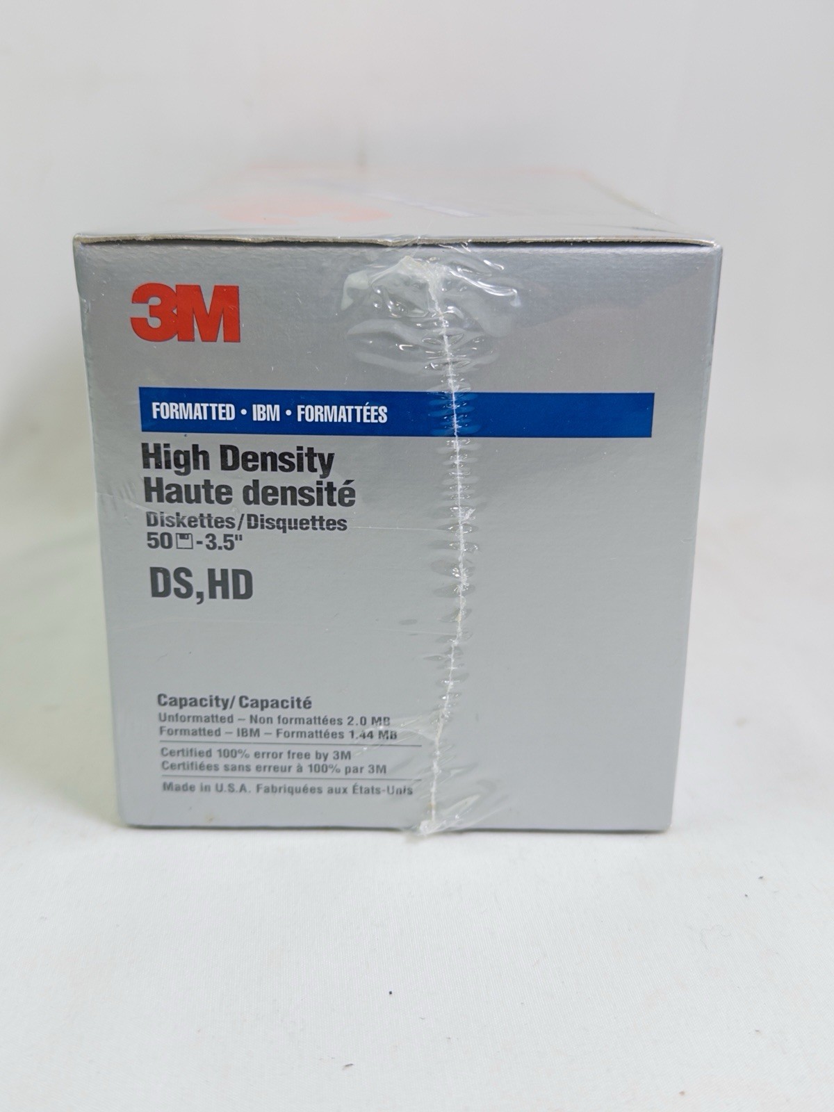 50 Pack 3M IBM High Density IBM Formatted 3.5 Diskettes NEW SEALED UNOPENED