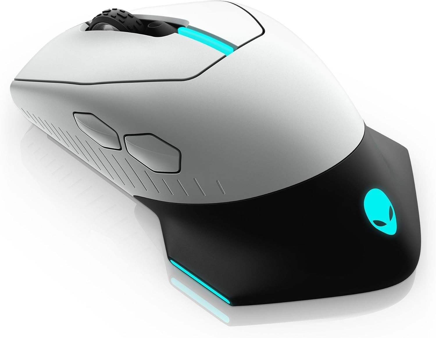 Alienware Wired/Wireless Gaming Mouse AW610M – 16000 DPI Lunar Light – NEW
