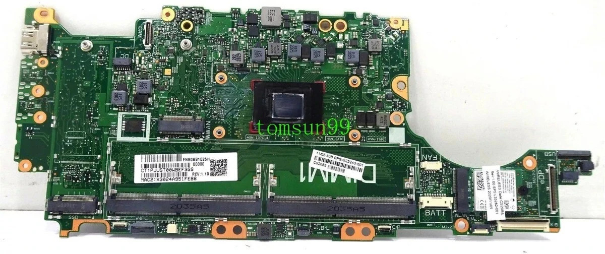 HP Motherboard EliteBook 845 G7 + AMD Ryzen 5 Pro 4650u- M22243-601