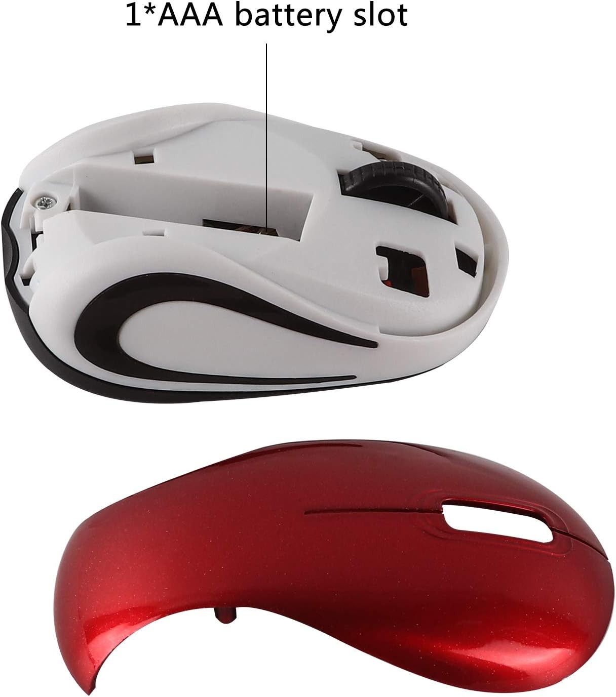 Usbkingdom Mini Small Wireless Mouse for Travel Optical Portable Mini Cordless
