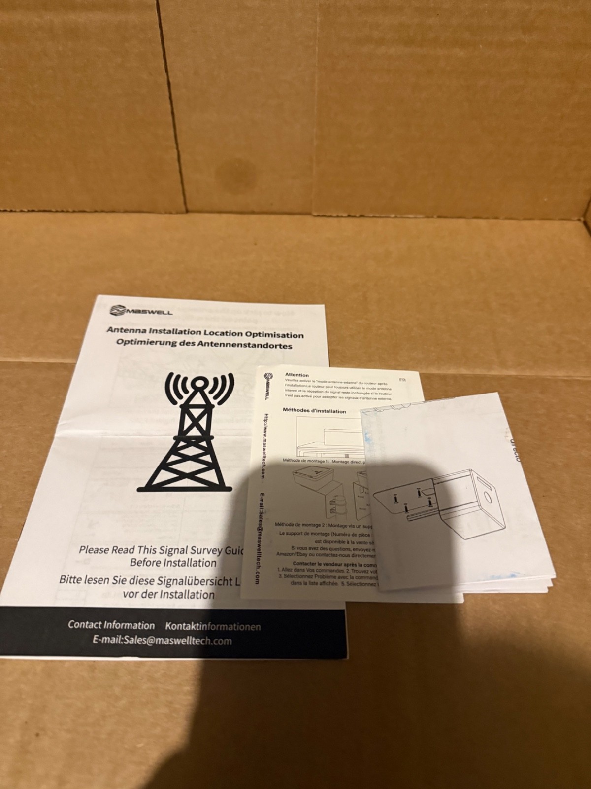 Maswell 4X4 MIMO 5G Antenna, Omni BroadBand 700-6000MHz, 4G, LTE, 5GA, 5G NR,