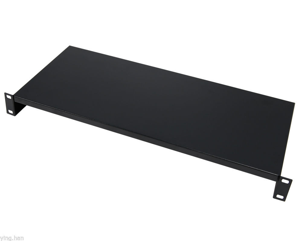 2piece 19″ 1U 6″(150mm) Deep Cantilever Server Shelf Shelves Rack Mount ALUMINUM