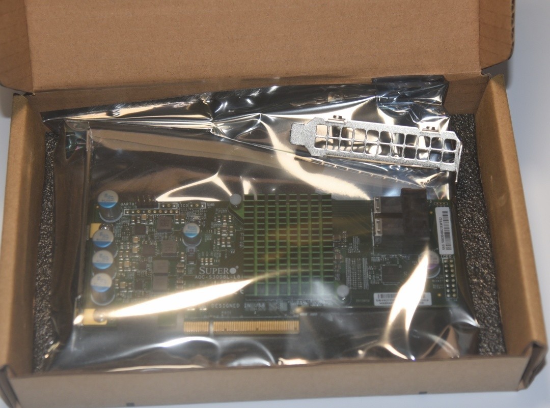 9300-8i LSI3008 AOC-S3008L-L8I HBA 8-Port 12Gb PCIe 3.0 IT Mode 2* 8643 SATA