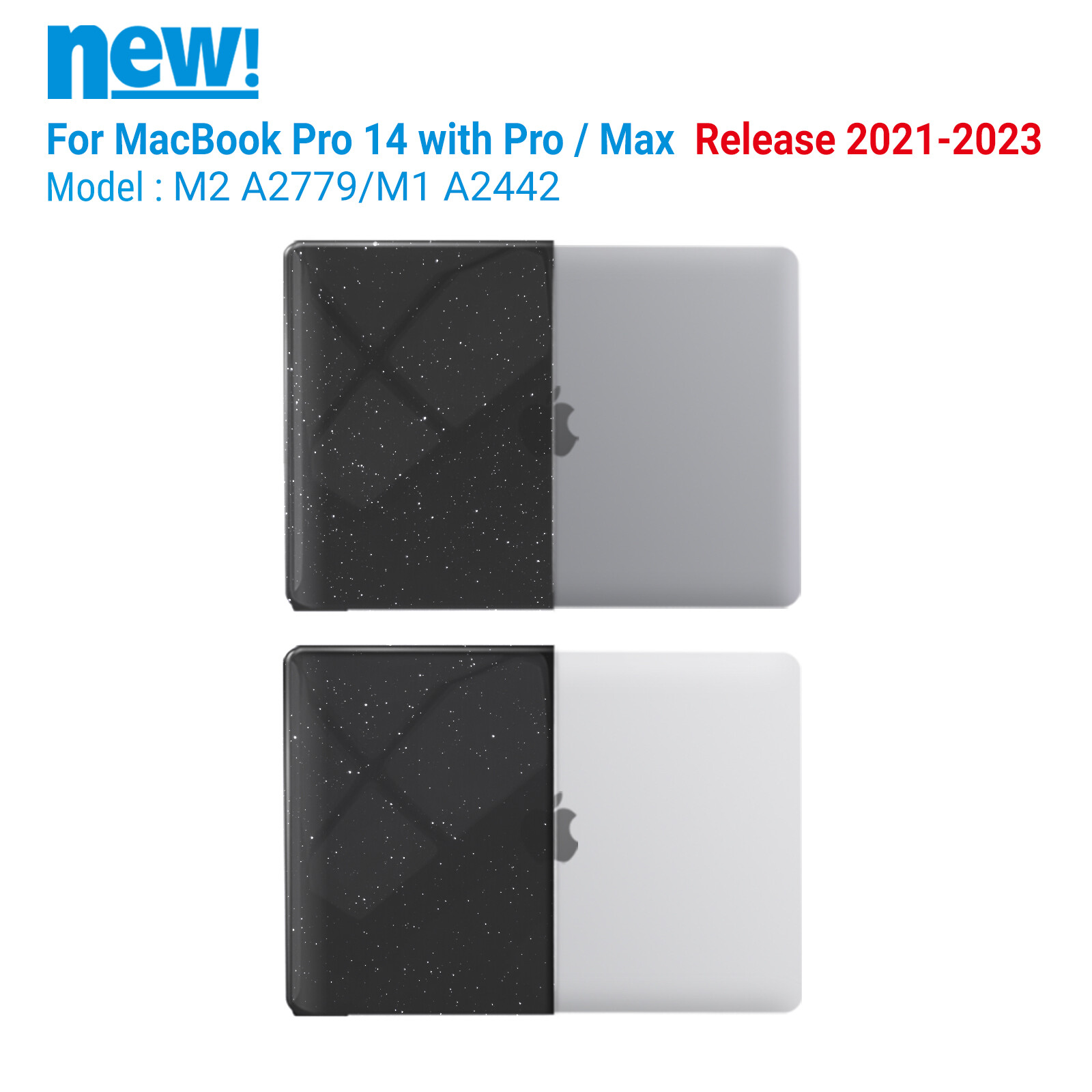 IBENZER Case for 2023-2021 MacBook Pro 14 16 inch M3 M2 M1 w/ Keyboard Cover