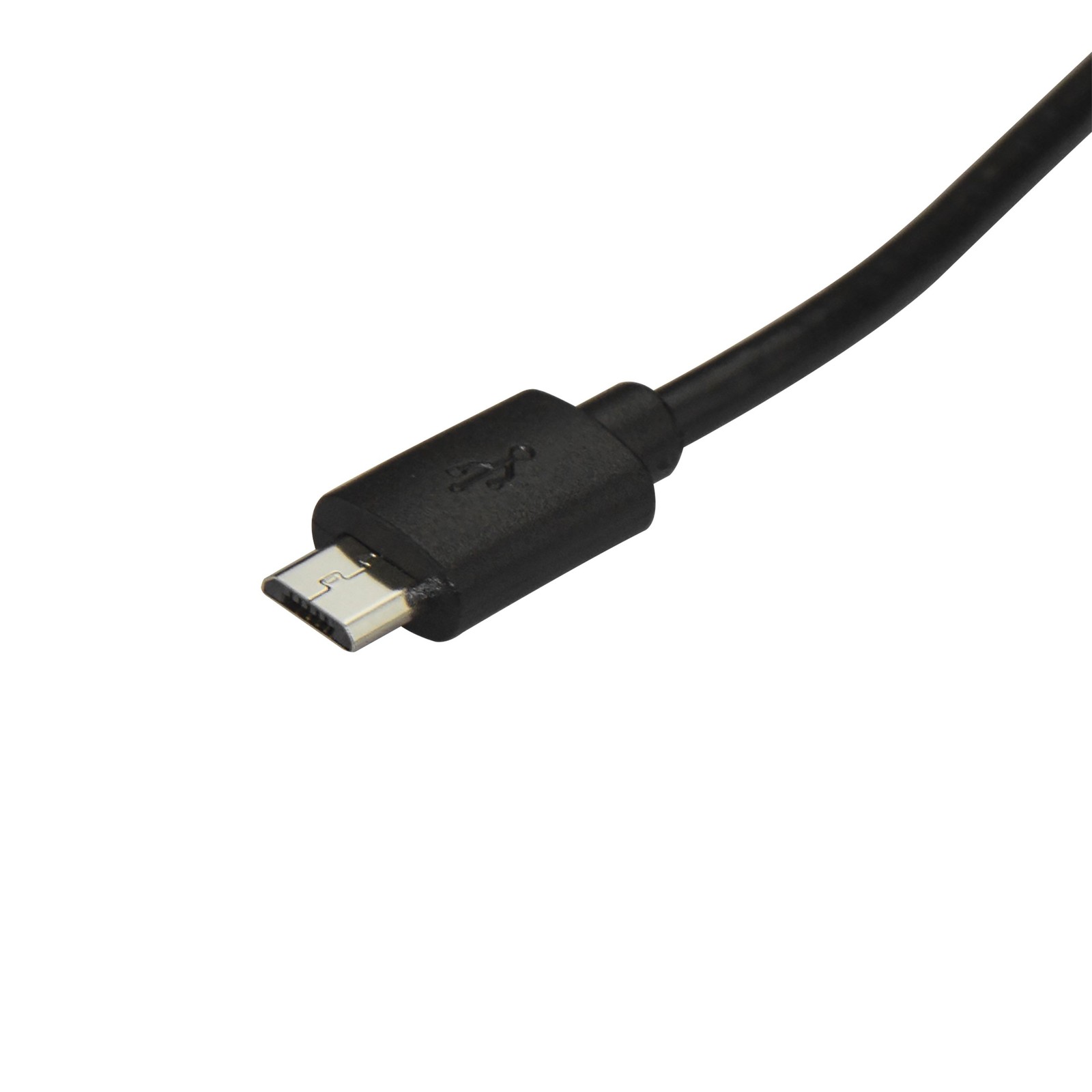 StarTech 6.6ft/2m USB-C to Micro-B Data Cable, USB 2.0 (USB2CUB2M) 6 ft, Black