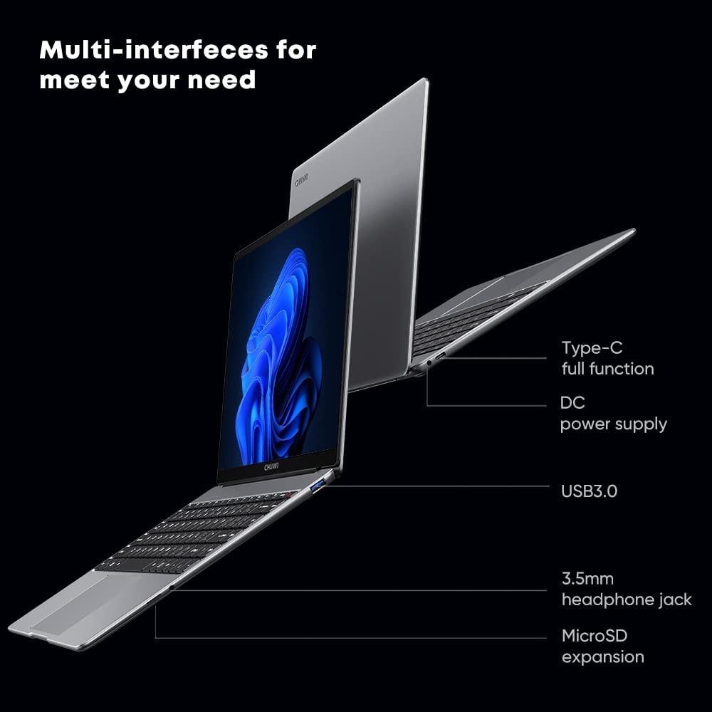CHUWI 14.1 Inch Touchscreen Laptop, Intel N5100 Quad Core, 8GB 256GB SSD, Win 11