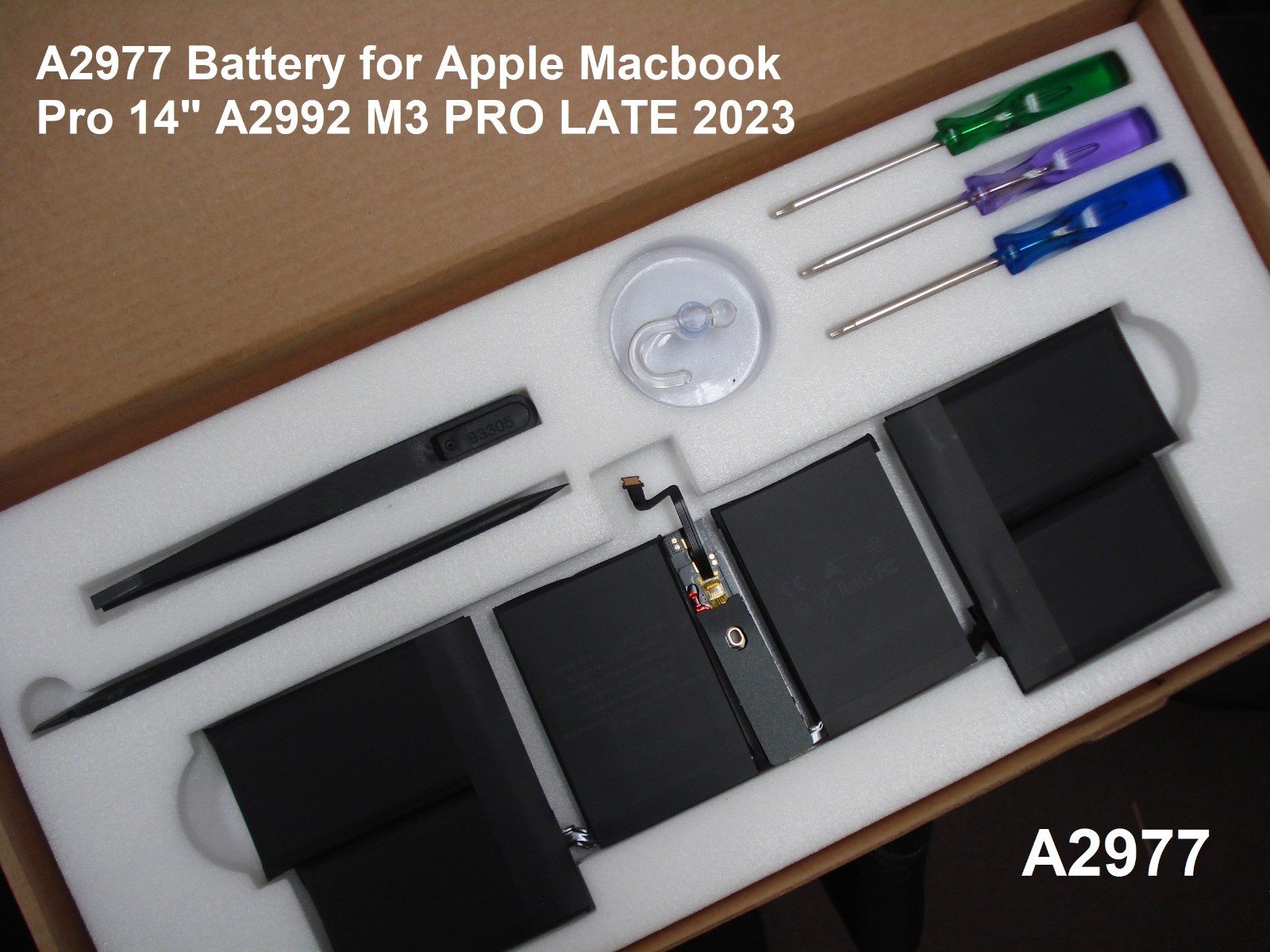 Brand New A2977 Battery for Apple Macbook Pro 14″ A2992 M3 PRO LATE 2023