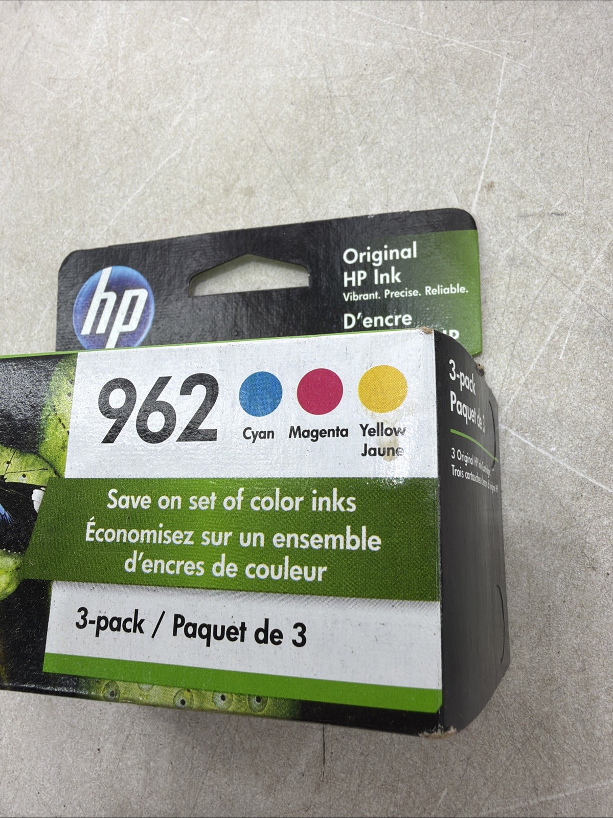 HP 962 Tri-Color Ink Cartridge Exp 2022