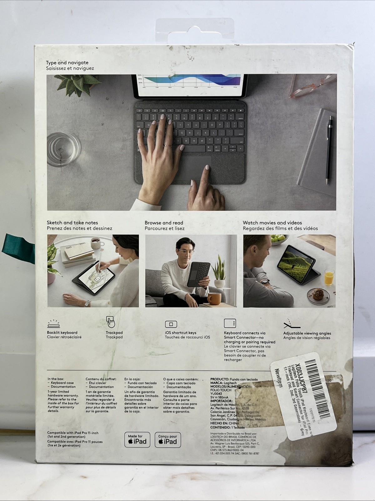 Logitech Combo Touch Keyboard/Cover Case
