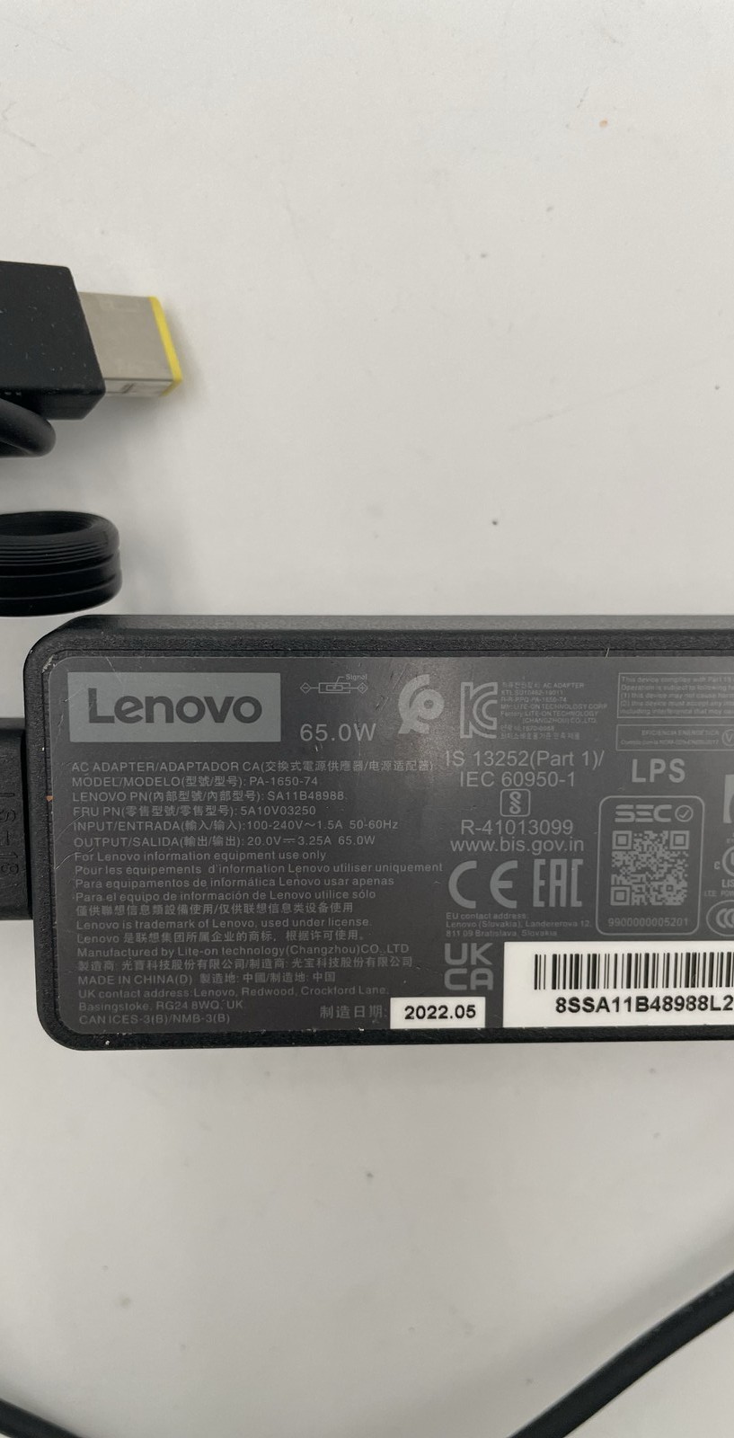 Lenovo ThinkCentre M710q SN MJ05A0AB Tiny Desktop with AC Adapter