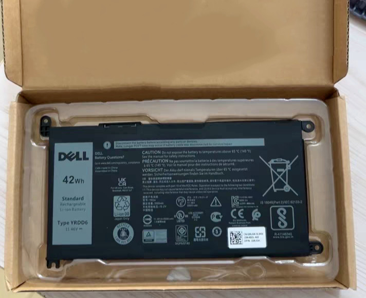 Genuine YRDD6 Battery Dell Inspiron 3493 3582 3583 3584 7586 3793 42WH