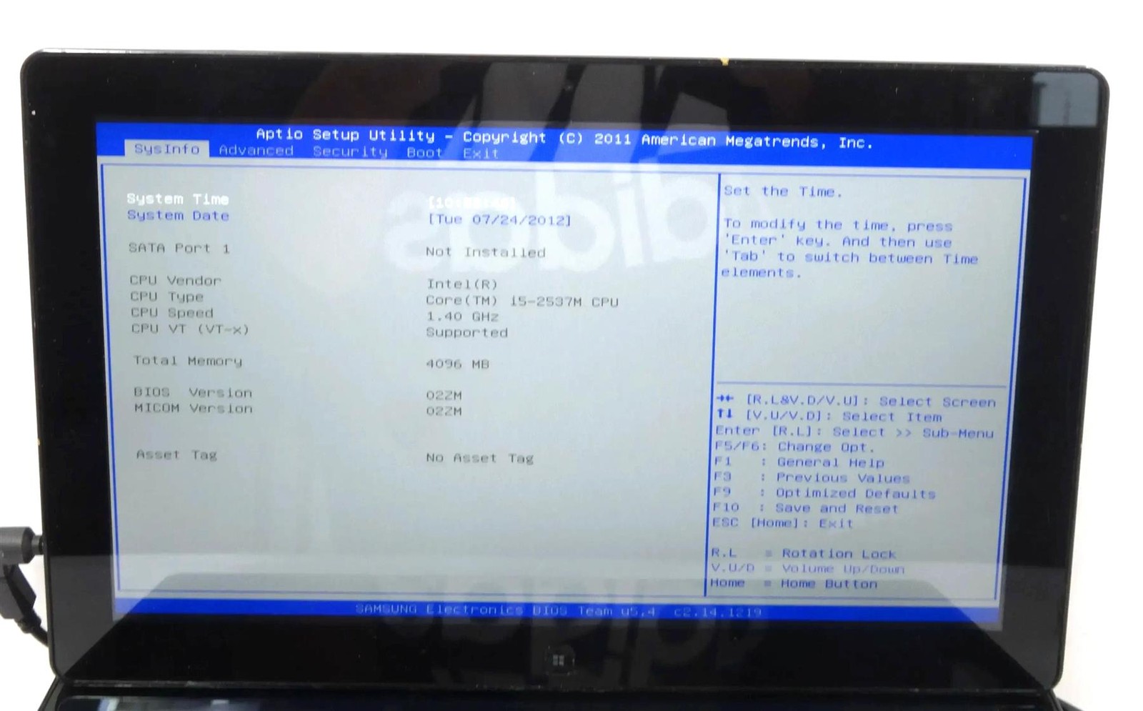 Lot 12 Samsung Series 7 Slate XE700T1A Core i5-2537m 1.4 GHZ 4GB No SSD Tablet