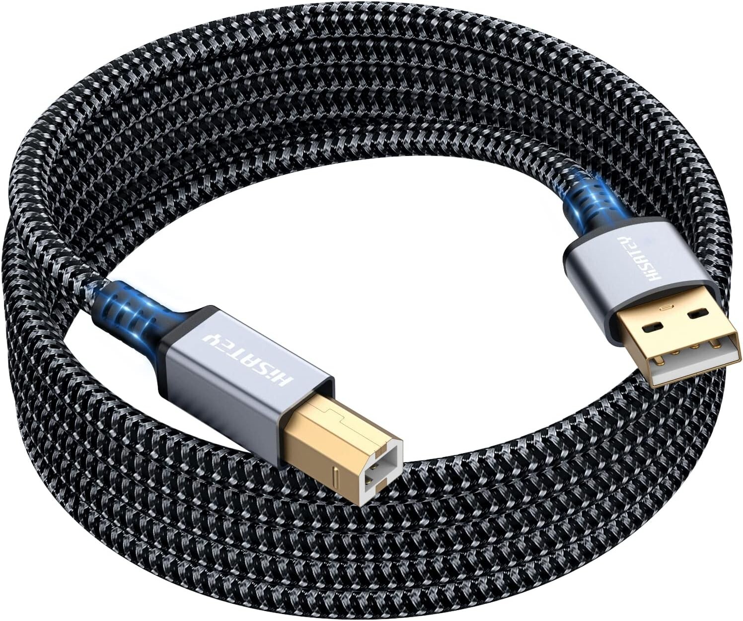 Printer Cable 6/10/20 Feet USB Printer Cable USB 2.0 Type A Male to B Male