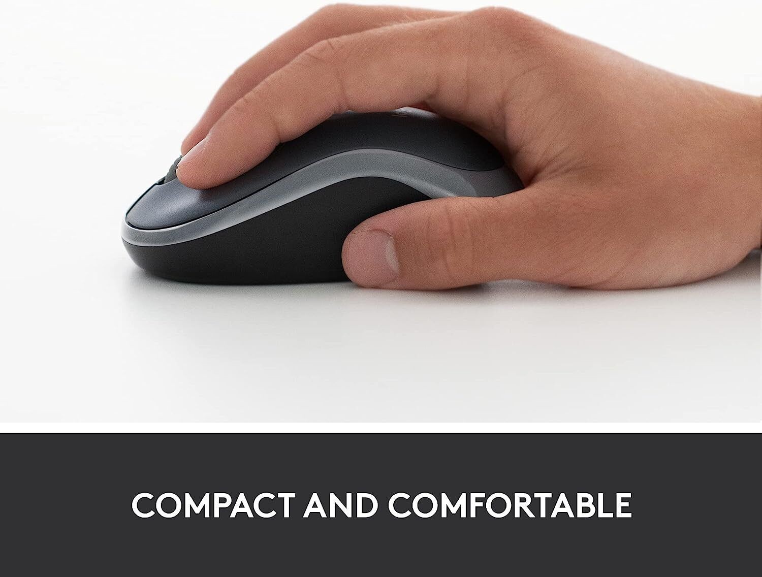 Logitech M185 Wireless Mouse 2.4GHz Optical 1000 DPI For PC Mac – Blue