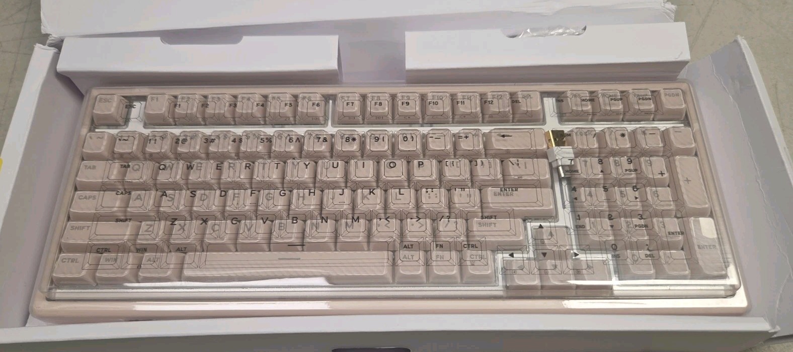 Base99 Silent Mechanical Keyboard with Number Pad99 Key BT5.0/2.4G/USB #2290Y R6