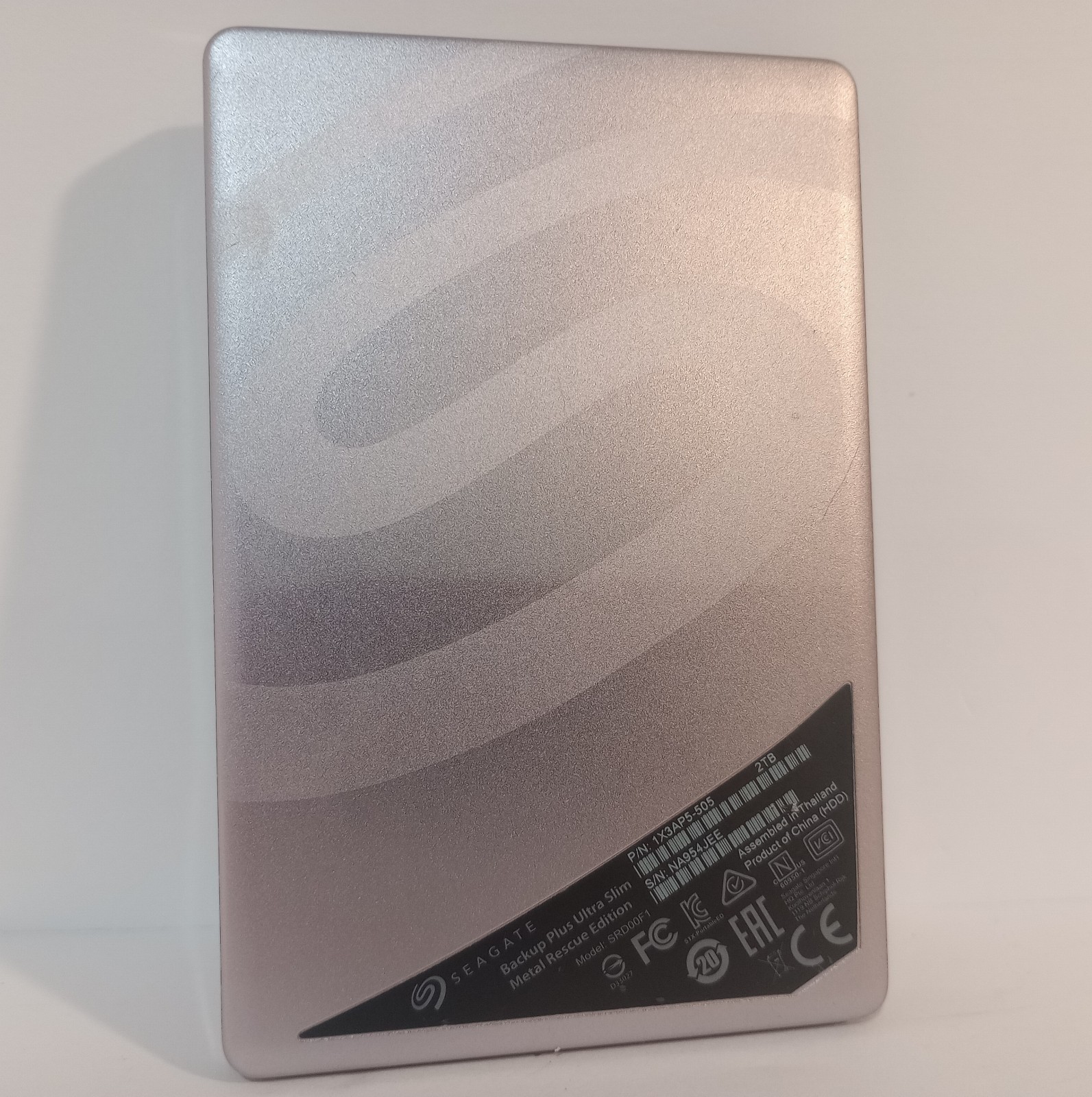 Seagate Backup Plus Slim Silver 2TB External (SRD00F1 ) Hard Drive