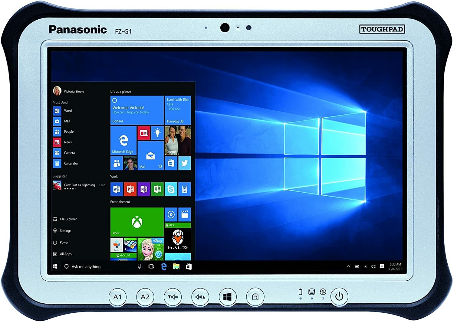 PANASONIC TOUGHPAD FZ-G1 i5 2.4GHz 8GB256G SSD MK4 Smartcard Reader WIN10 NEW