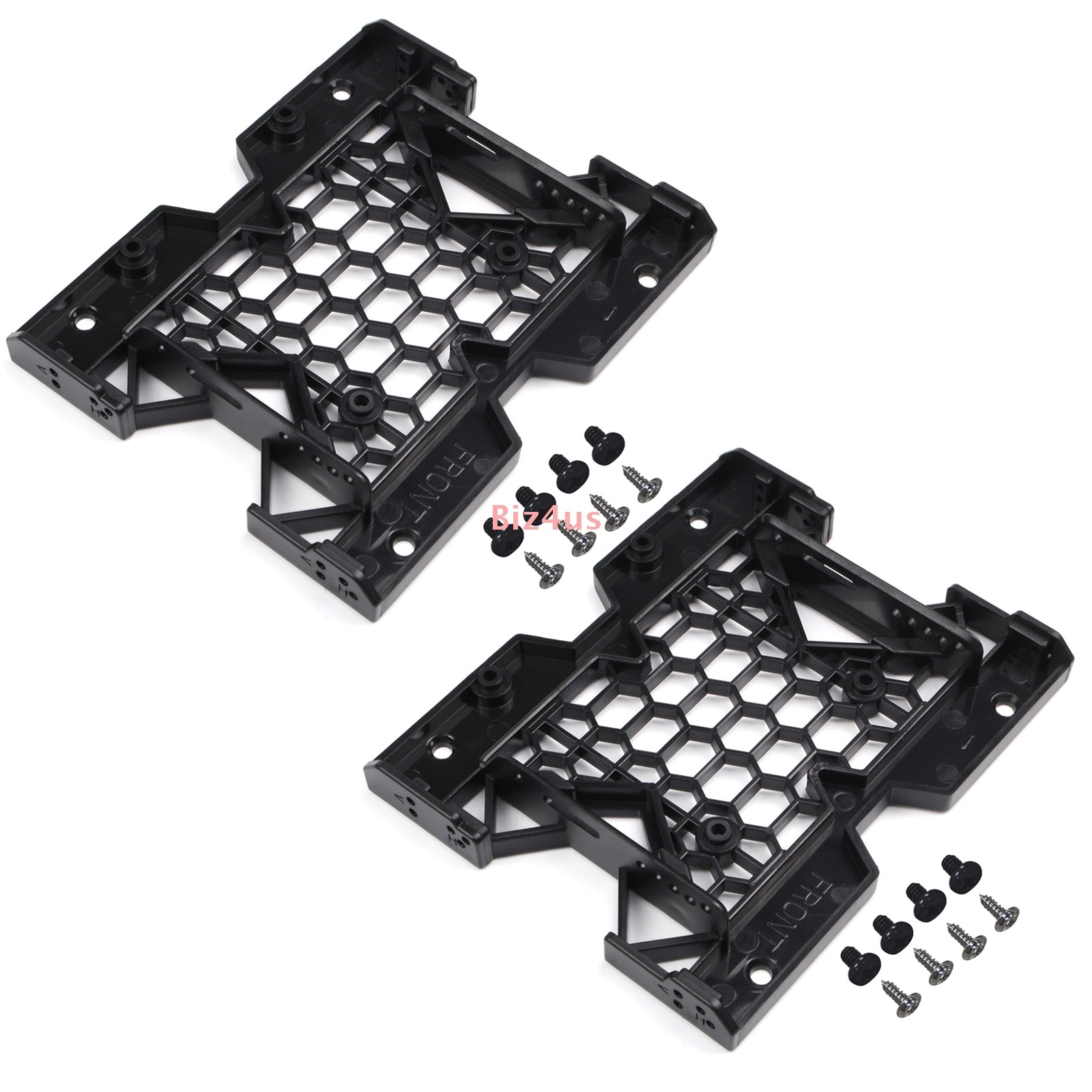 2x 5.25″ to 3.5″ 2.5″ SSD Hard Drive Bay Computer Case Adapter Mounting Bracket
