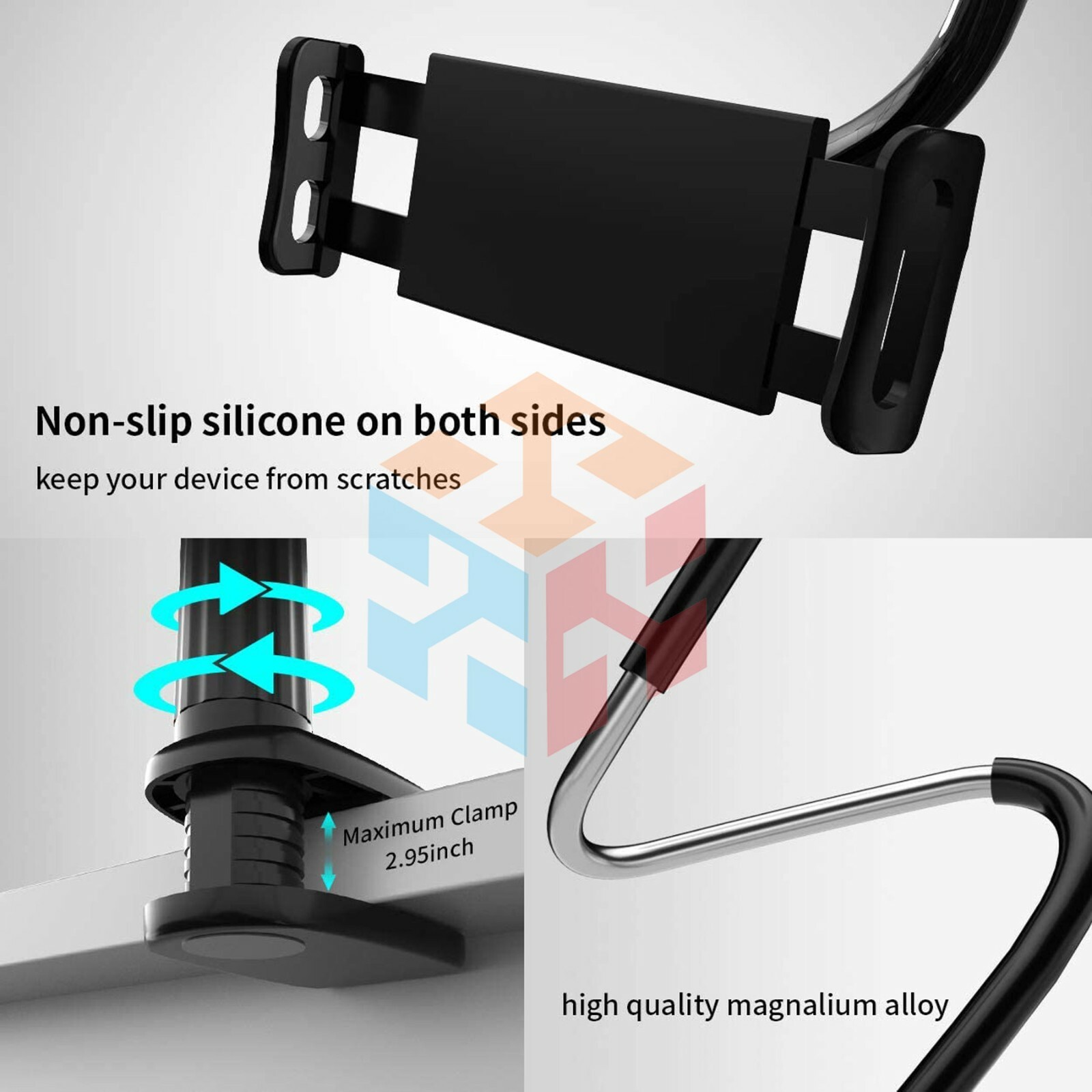 Lazy Tablet Holder Mount Stand Flexible Arm Desktop Bed For iPad Samsung USA