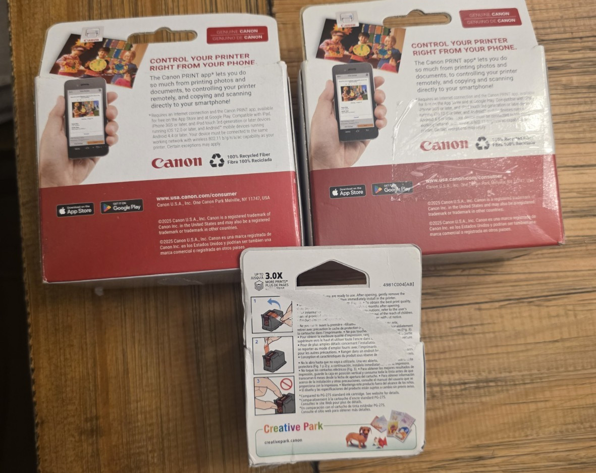PG-275 CL-276 Ink Cartridges Lot for Canon 275 276 & 275XL Combo Pack Fits PIXMA