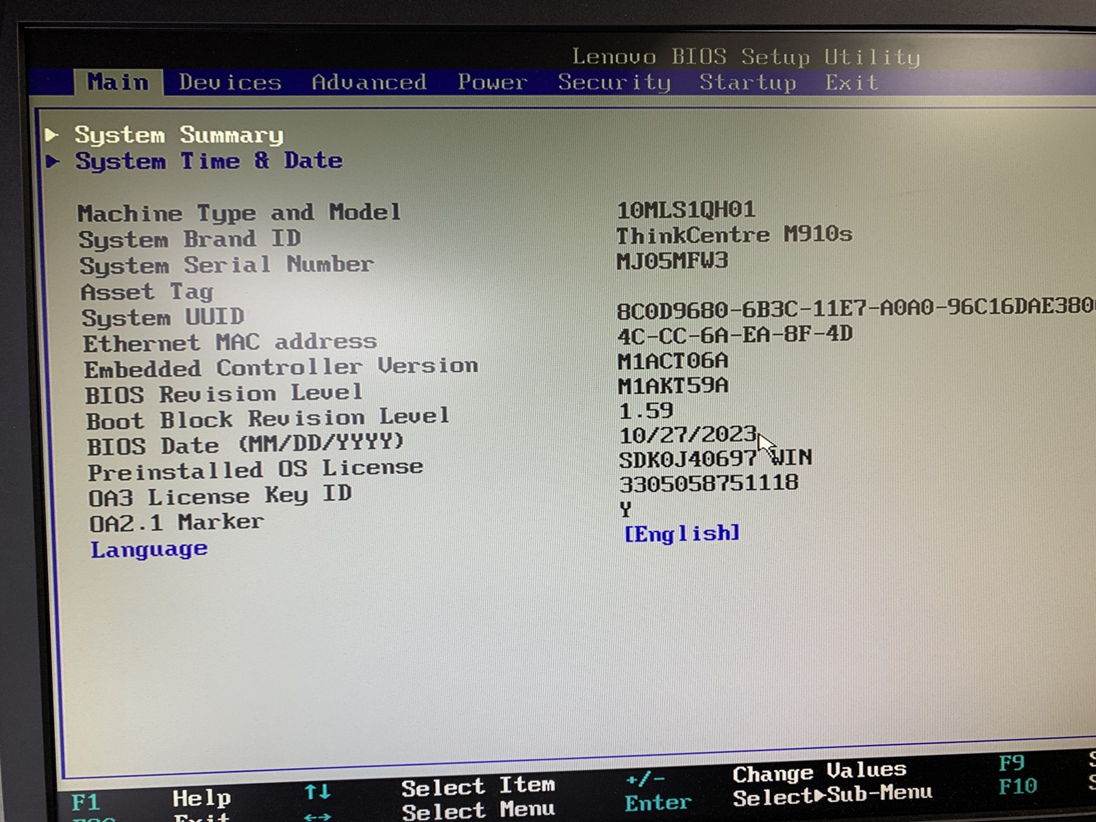 Lenovo ThinkCentre M910s Core i7-6700 3.4GHz 8GB RAM NO HDD NO OS Good
