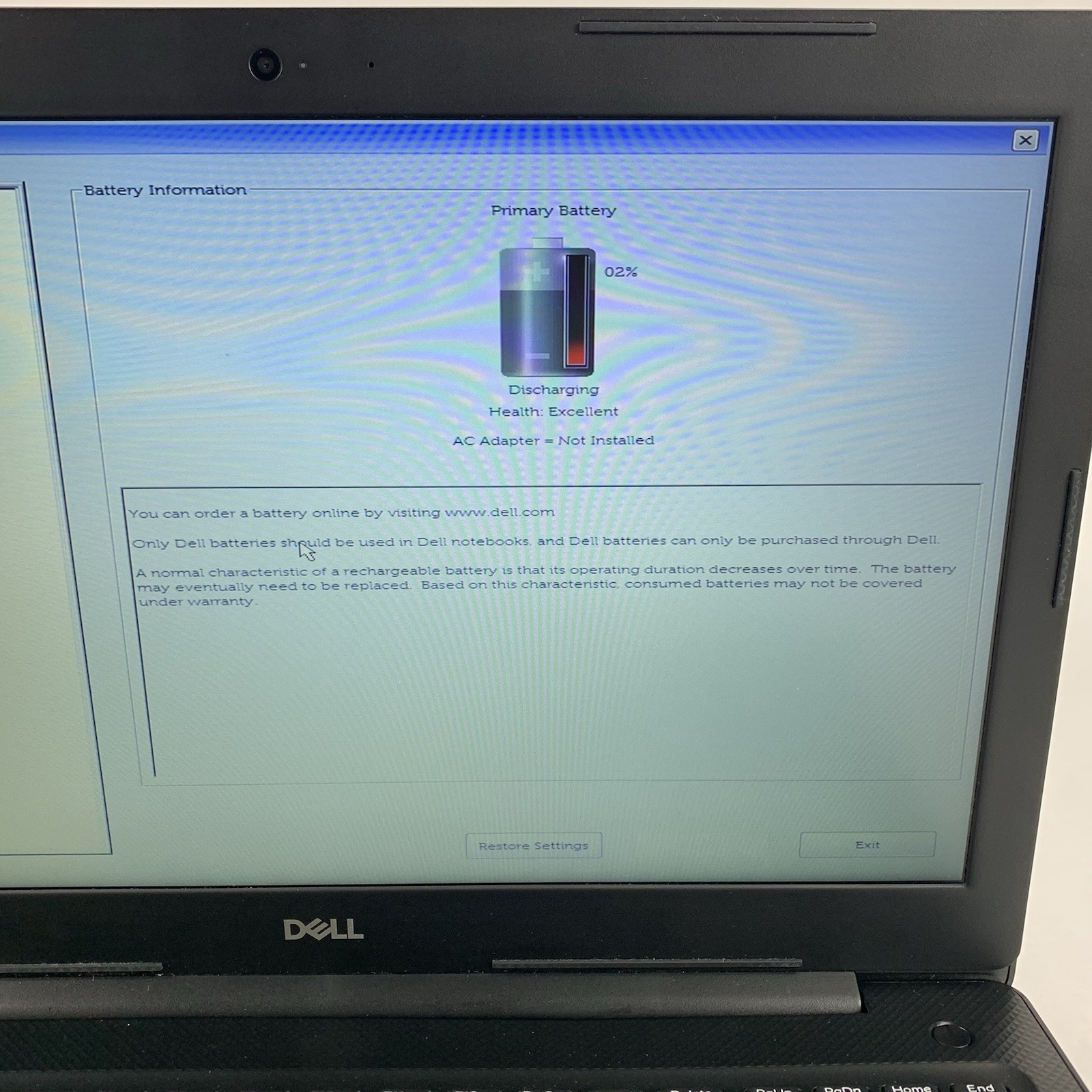Dell Vostro 3583 15.6″ Laptop I5-8265U 1.60 GHz 8 GB RAM No OS/HDD/AC