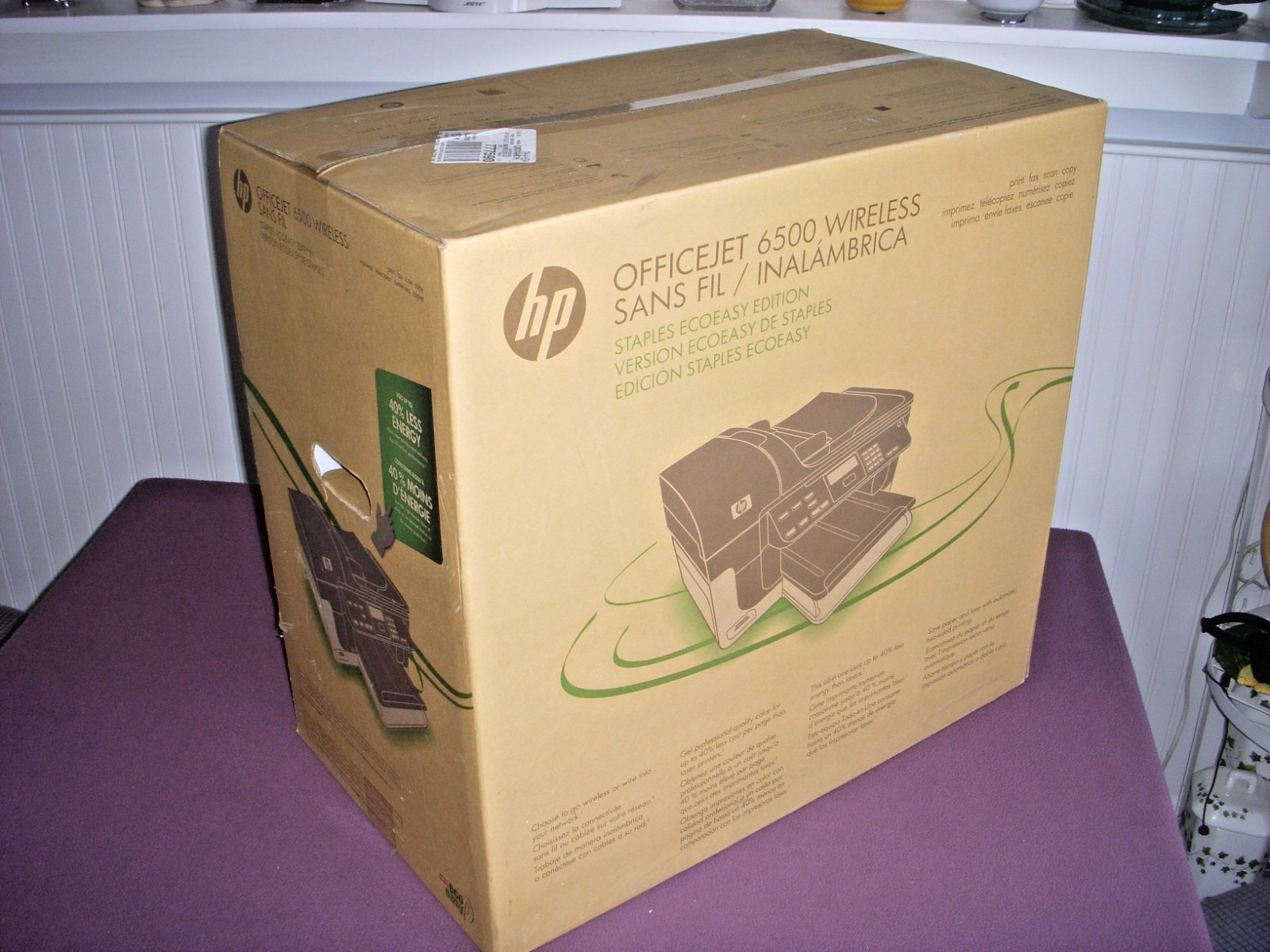 HP Officejet 6500 Wireless Printer CM741A New In Box Sealed