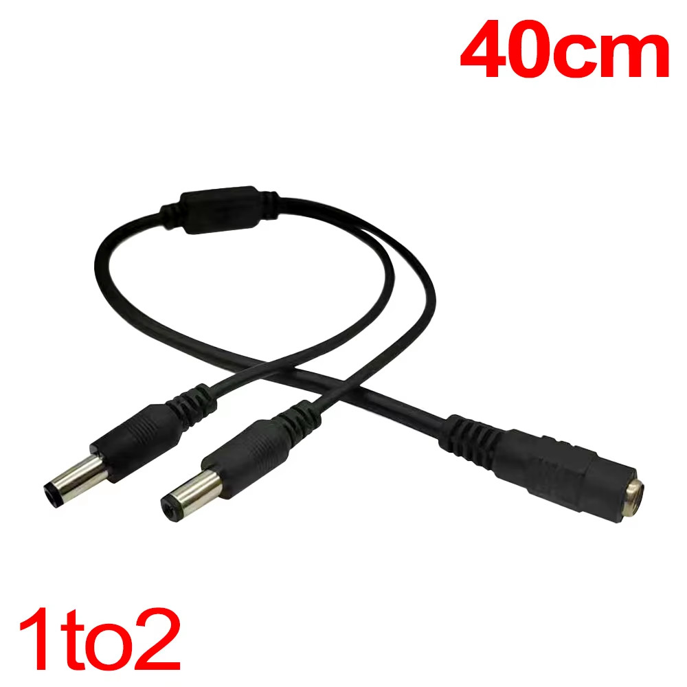 5.5* 2.1Mm 1 to 2/3/4/5/6/8 Way DC Power Splitter Cable 5V 12V Power Adapter Con