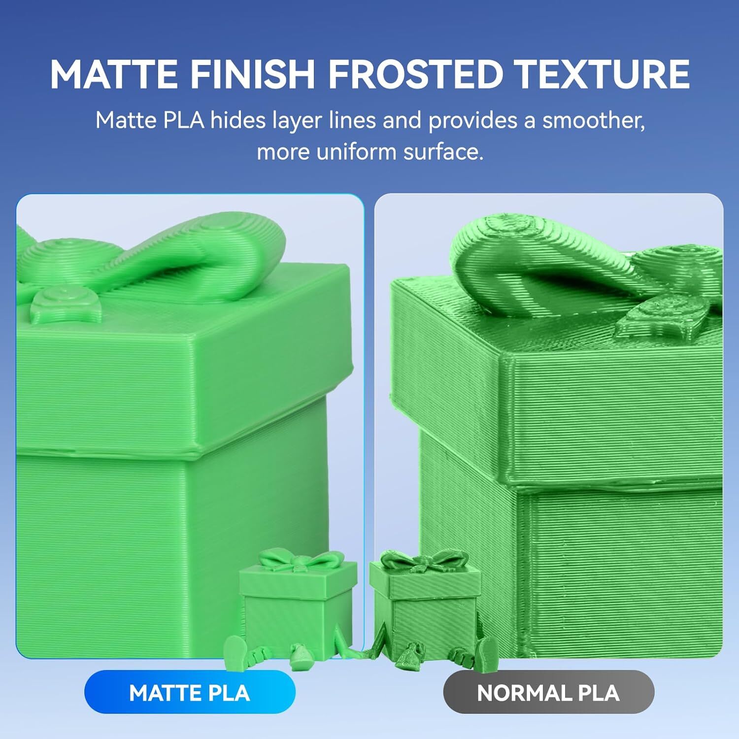 JAYO PLA Matte PETG PLA+ SILK ABS TPU 1.75mm Filament 1.1KG Spool Neatly Wound