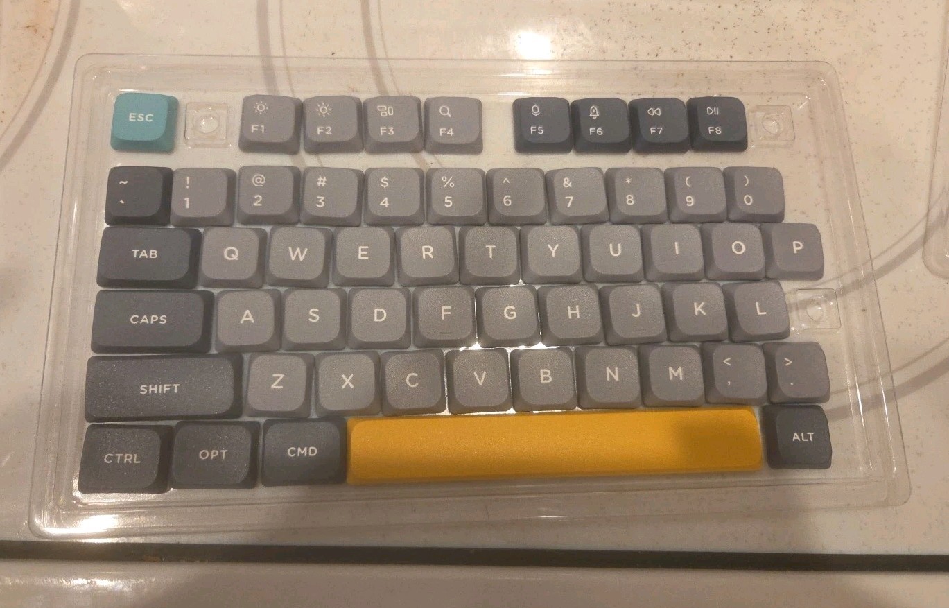 Nuphy nSA PBT Keycaps Set for Air96 Keyboard ANSI Layout 104 Keys Open Box