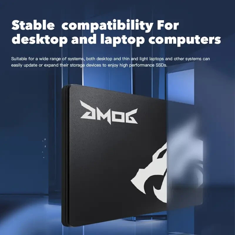 GMOG 2TB SSD 2.5” SATA III 560MB/s Internal Solid State Drive for PC Laptop