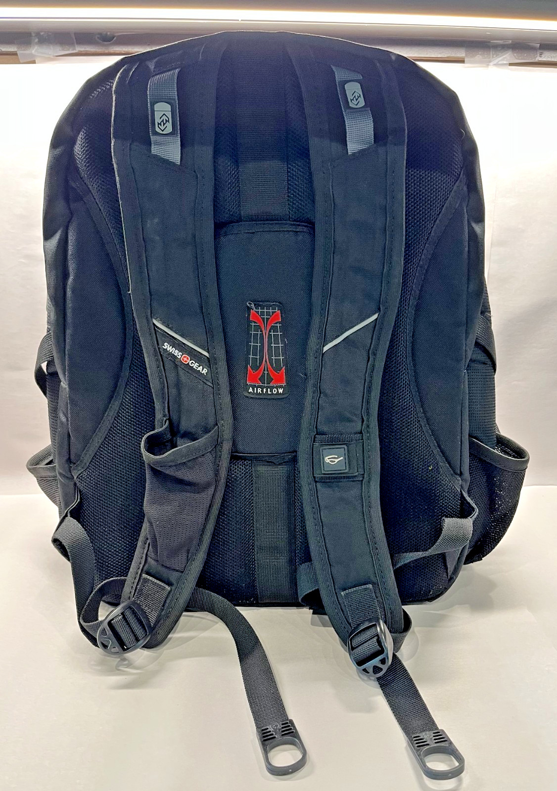 Swiss Gear Travel Laptop Backpack Airflow Padding Multi Compartment Black
