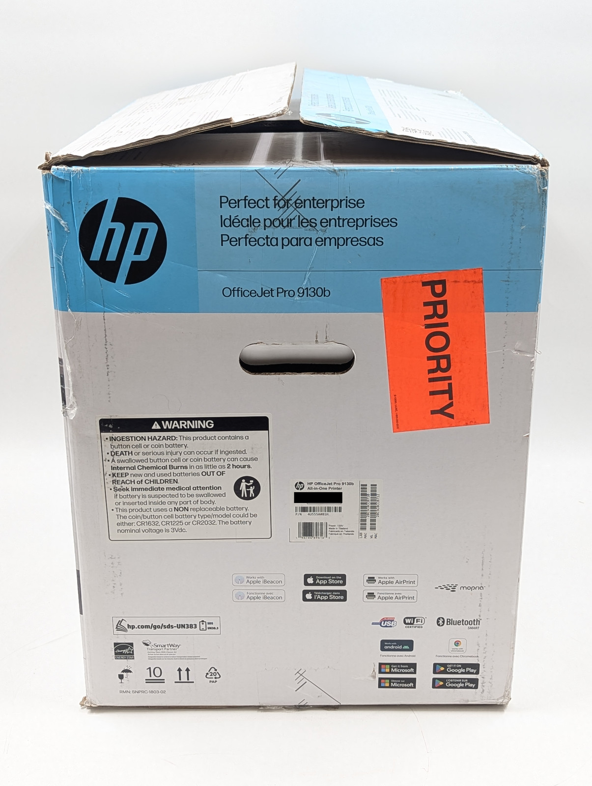 HP OfficeJet Pro 9130b All-In-One Printer w/4.3″ Touchscreen LCD (4U555A#B1H)